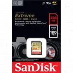 Флеш (Flash) карты SanDisk Extreme UHS-I Class 3 (U3) V30 SDSDXVV-256G-GNCIN 256 ГБ