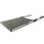 Полка для серверного шкафа Hyperline выдвижная c 19'' креплением глубина 800 мм нагрузка до 20 кг TSS3-800-RAL9004