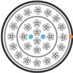 Кабель витая пара Hyperline Кабель U/UTP кат. 5 100 пар 24 AWG UUTP100-C5-S24-OUT-PE-BK