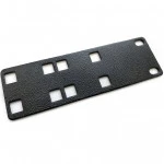 Аксессуар для серверного шкафа Hyperline Кронштейн для крепления 19 дюймового и вертикального оборудования сбоку стоек (2 шт. в комплекте) PMV1-RAL9005