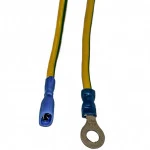 Аксессуар для серверного шкафа Hyperline Кабель заземления кольцо-разъем(мама) 0.30м (без крепежа) TGRD-CP-30