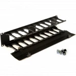 Аксессуар для серверного шкафа Hyperline Кабельный организатор с крышкой глубина 106 мм 19" 2U CMF-2U-FPL106-MCOV-RAL9005