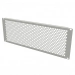 Аксессуар для серверного шкафа Hyperline Фальш-панель перфорированная на 4U, цвет серый (RAL 7035) BPD-4-RAL7035