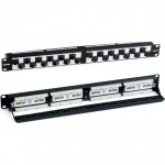 Патч-панель Hyperline PP2A-19-24S-8P8C-C6-110 24 порта, Flat, Cat. 6