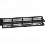 Патч-панель Cabeus PL2-48-Cat.6-Dual 48 портов, UTP, Cat. 6