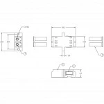 Аксессуар для оптических сетей Hyperline Оптический проходной адаптер LC/APC-LC/APC SM duplex корпус пластиковый зеленый белые колпачки FA-P11Z-DLC/DLC-N/WH-GN