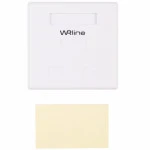 Сетевая розетка WRline Розетка компьютерная RJ-45 категория 5e экранированная двойная внешняя WR-WS-8P8C-C5E-SH-2