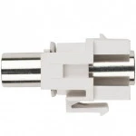 Модуль Hyperline Модуль формата Keystone Jack с проходным адаптером TRS 3.5 мм KJ1-TRS-D3.5-WH