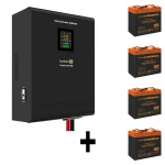 Источник бесперебойного питания ExeGate EX296005RUS + батарея 55Aч EX285652RUS 4шт EX296685RUS (7000 ВА, 5000)