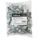 Аксессуар для кабельных сетей WRline Скоба металлическая однолапковая для монтажного пистолета WR-CMO-16-17 MP