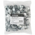 Аксессуар для кабельных сетей WRline Скоба металлическая однолапковая СМО оцинкованная 25-26 мм (100шт) WR-CMO-25-26