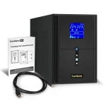 Источник бесперебойного питания ExeGate SineTower SN-2000.LCD.AVR.3SH.1C13.RJ.USB EX295983RUS 2000 ВА, 1600 Вт