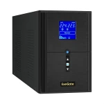 Источник бесперебойного питания ExeGate SineTower SN-2000.LCD.AVR.3SH.1C13.RJ.USB EX295983RUS 2000 ВА, 1600 Вт