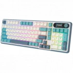 Клавиатура Royal Kludge RK-S98 Light Cloud (Chartreuse Switch) 6935280823985 Беспроводная, Bluetooth