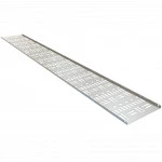Аксессуар для серверного шкафа Hyperline Перфорированный вертикальный кабельный организатор-лоток 150х9 мм CDV-150x9-42U-RAL7035