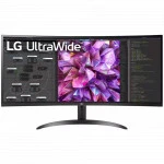 Монитор LG 34WQ60C-B (34 ", IPS, Ultra-Wide QHD 3440x1440 (21:9), 60 Гц)