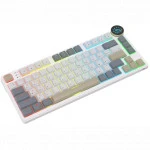 Клавиатура Royal Kludge N80 Pearly Dawn (Red Switch) 6977576550663 Беспроводная, Bluetooth