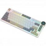 Клавиатура Royal Kludge N80 Pearly Dawn (Red Switch) 6977576550663 Беспроводная, Bluetooth
