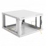 Серверный шкаф ЦМО Шкаф коммутационный (ШРН-6.350.1) настенный 6U