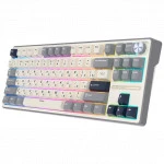 Клавиатура Royal Kludge R87 Pro Half Grey (Cream Switch) 6977576550434 Проводная, USB