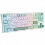 Клавиатура Royal Kludge R87 Pro Sky Cyan (Brown Switch) 6977576550717 Проводная, USB