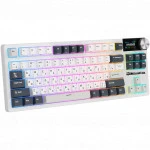 Клавиатура Royal Kludge S85 White Night (Beige Switch) 6977576550816 Беспроводная, Bluetooth