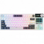 Клавиатура Royal Kludge S85 White Night (Beige Switch) 6977576550816 Беспроводная, Bluetooth