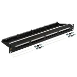 Патч-панель LANMASTER LAN-PPN24U6A 24 порта, UTP, Cat. 6a