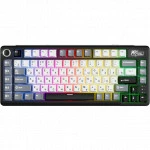 Клавиатура Royal Kludge L75 Knight Black (Beige Switch) 6935280827082 Беспроводная, Bluetooth