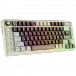 Клавиатура Royal Kludge L75 Mokko Grey (Beige Switch) 6935280827068 Беспроводная, Bluetooth