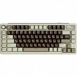 Клавиатура Royal Kludge L75 Mokko Grey (Beige Switch) 6935280827068 Беспроводная, Bluetooth