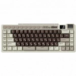 Клавиатура Royal Kludge M70 Mokko Grey (Beige Switch) 6935280827129 Беспроводная, Bluetooth