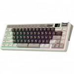 Клавиатура Royal Kludge M70 Mokko Grey (Cream Switch) 6935280827112 Беспроводная, Bluetooth