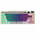 Клавиатура Royal Kludge M70 Mokko Grey (Cream Switch) 6935280827112 Беспроводная, Bluetooth