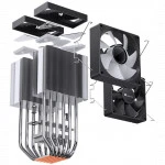 Охлаждение Jonsbo CR-1400 DV2 Black (Для процессора)