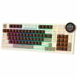 Клавиатура Royal Kludge N99 Mokko Grey (Violet Switch) 6935280828614 (Беспроводная, Bluetooth)