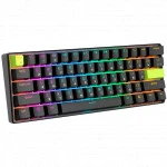 Клавиатура Royal Kludge C61 Black Green (Mint Switch) 6935280827976 Проводная, USB