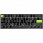 Клавиатура Royal Kludge C61 Black Green (Mint Switch) 6935280827976 Проводная, USB