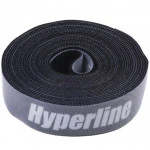Аксессуар для кабельных сетей Hyperline Лента (липучка) в рулоне ширина 25 мм длина 5 м черная WASNR-5x25-BK