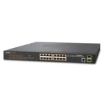 Коммутатор Planet GS-4210-16P2S 1000 Base-TX (1000 мбит/с), 2 SFP порта