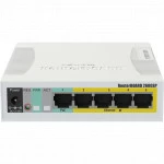 Коммутатор Mikrotik RB260GSP CSS106-1G-4P-1S 1000 Base-TX (1000 мбит/с), 1 SFP порт
