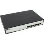 Коммутатор D-link DGS-1008MP/B1A 1000 Base-TX (1000 мбит/с)