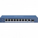 Коммутатор Hikvision DS-3E0510P-E/M (1000 Base-TX (1000 мбит/с), 1 SFP порт)