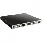 Коммутатор D-link DGS-1210-52MP/FL1A 1000 Base-TX (1000 мбит/с), 4 SFP порта