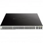 Коммутатор D-link DGS-1210-52MP/FL1A 1000 Base-TX (1000 мбит/с), 4 SFP порта