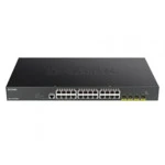 Коммутатор D-link DGS-1250-28XMP/A1A 1000 Base-TX (1000 мбит/с), 4 SFP порта