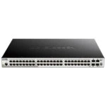 Коммутатор D-link DGS-1250-52XMPA1A1 DGS-1250-52XMP/A1A 1000 Base-TX (1000 мбит/с), 4 SFP порта