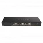 Коммутатор D-link DXS-1210-28T/A1A 10 GBase-T (10000 мбит/с), 4 SFP порта