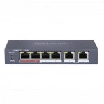 Коммутатор Hikvision DS-3E0106P-E/M (100 Base-TX (100 мбит/с))