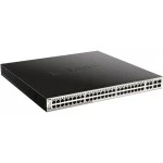 Коммутатор D-link DGS-1210-52MP/F (1000 Base-TX (1000 мбит/с), 4 SFP порта)